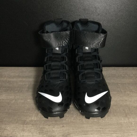 Nike Force Savage Shark 2 Football Cleats AQ7722-001 Black White Men's Size 9 - Picture 2 of 7